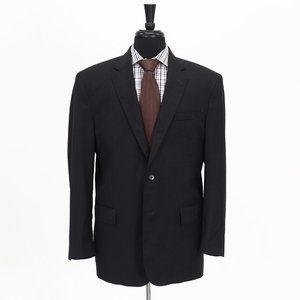 Jos. A. Bank 43R Gray Solid 2-Button Sport Coat Blazer Jacket G002